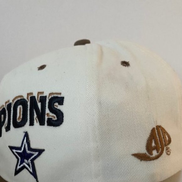 NWT VINTAGE RARE 95/96 NFC CHAMPIONS COWBOYS Officially Licensed Hat - Picture 3 of 5